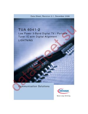 TUA 6041-2 datasheet  